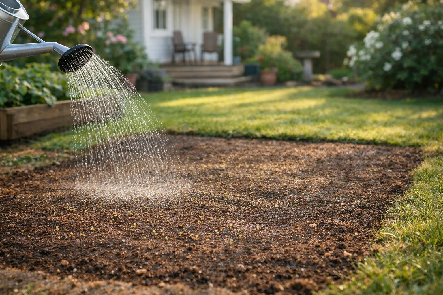 Comment arroser après un semis de gazon ?