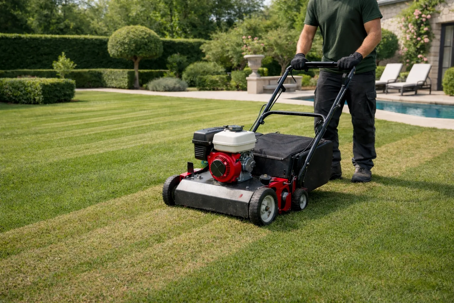 Comment défeutrer efficacement une pelouse C4 ?