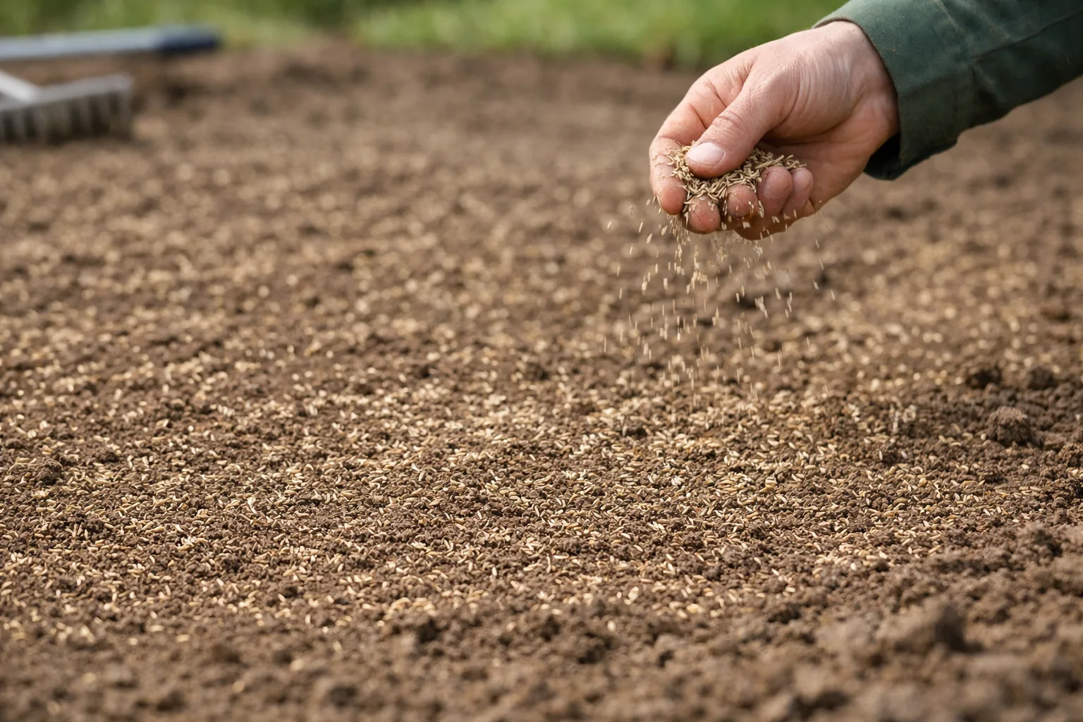 Quelle dose de semis de gazon au m2 pour bien lever ?