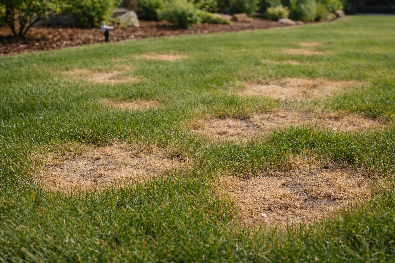 Dry patch dans la pelouse : causes et solutions utiles