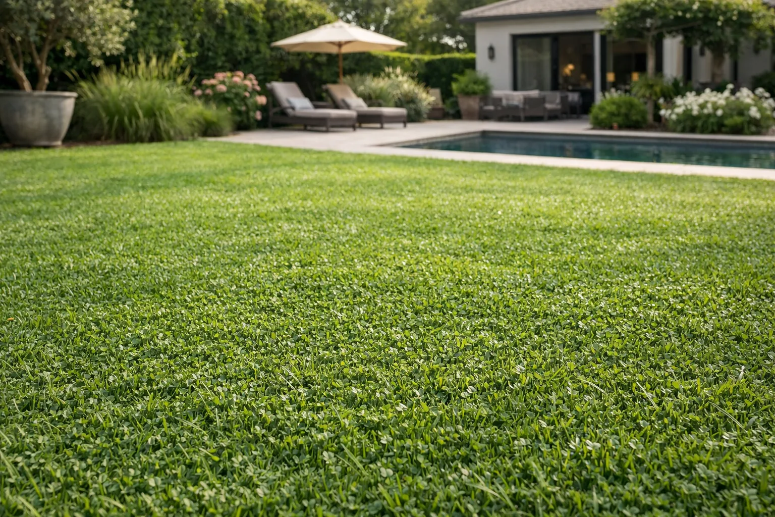 Peut-on mélanger le trèfle micro-feuilles avec le Kikuyu ?