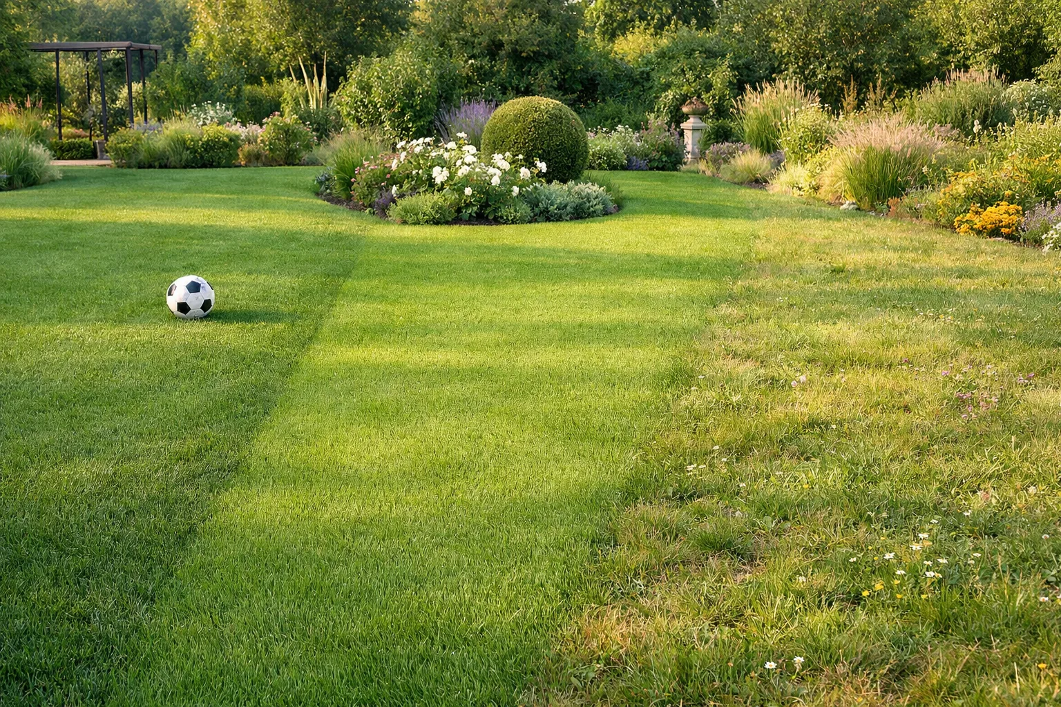 Pelouse sportive, décorative ou bas entretien : quel mélange choisir ?