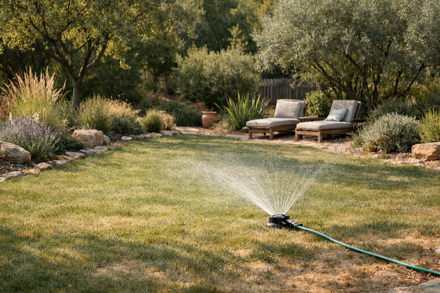 Comment réduire l'arrosage d'une pelouse sans la perdre ?