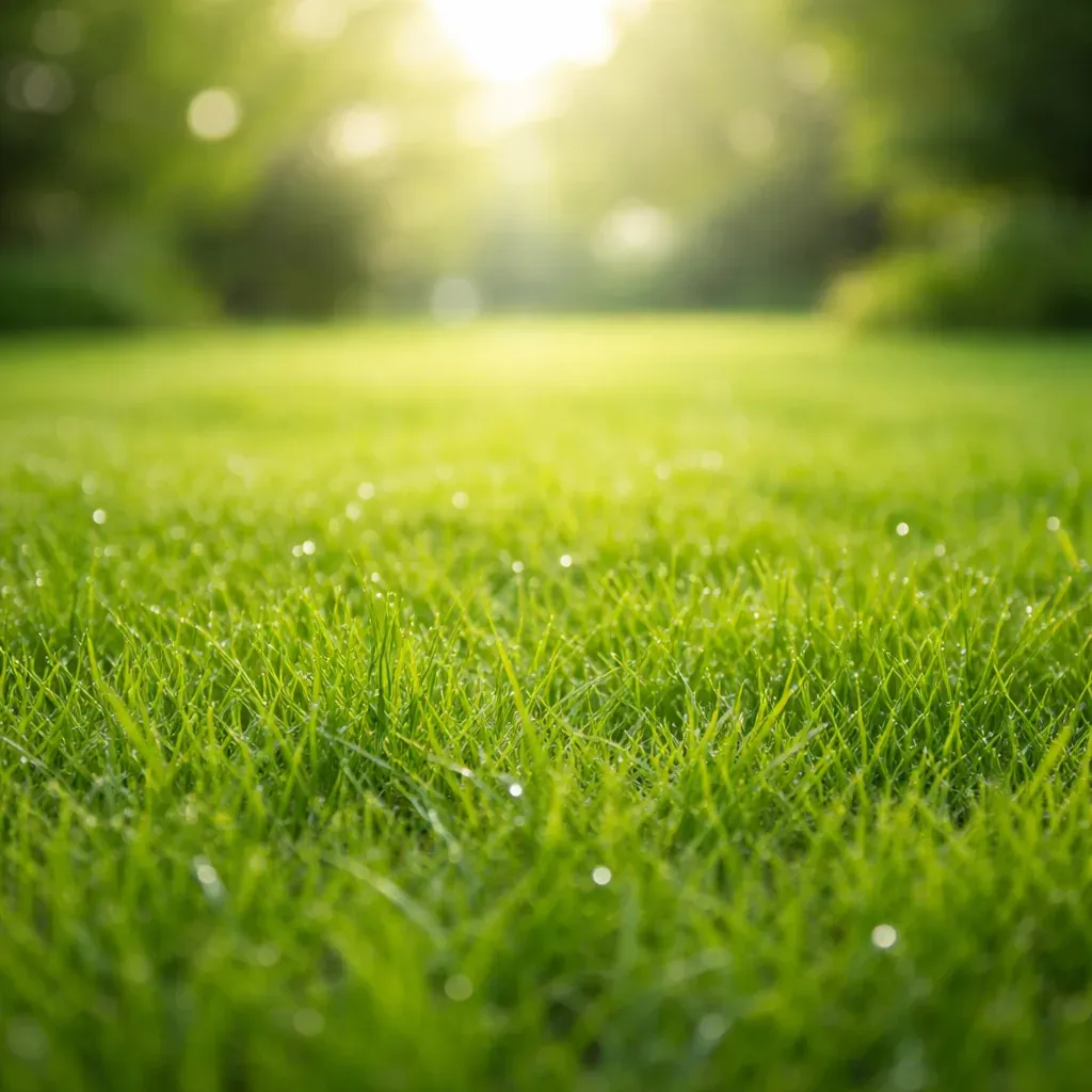 Création de pelouse par semis dans un jardin résidentiel haut de gamme