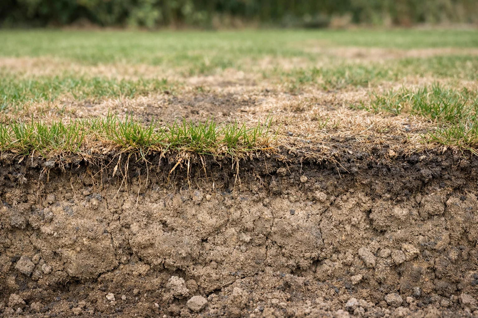 Sol compacté sous la pelouse : comment le reconnaître et le corriger ?