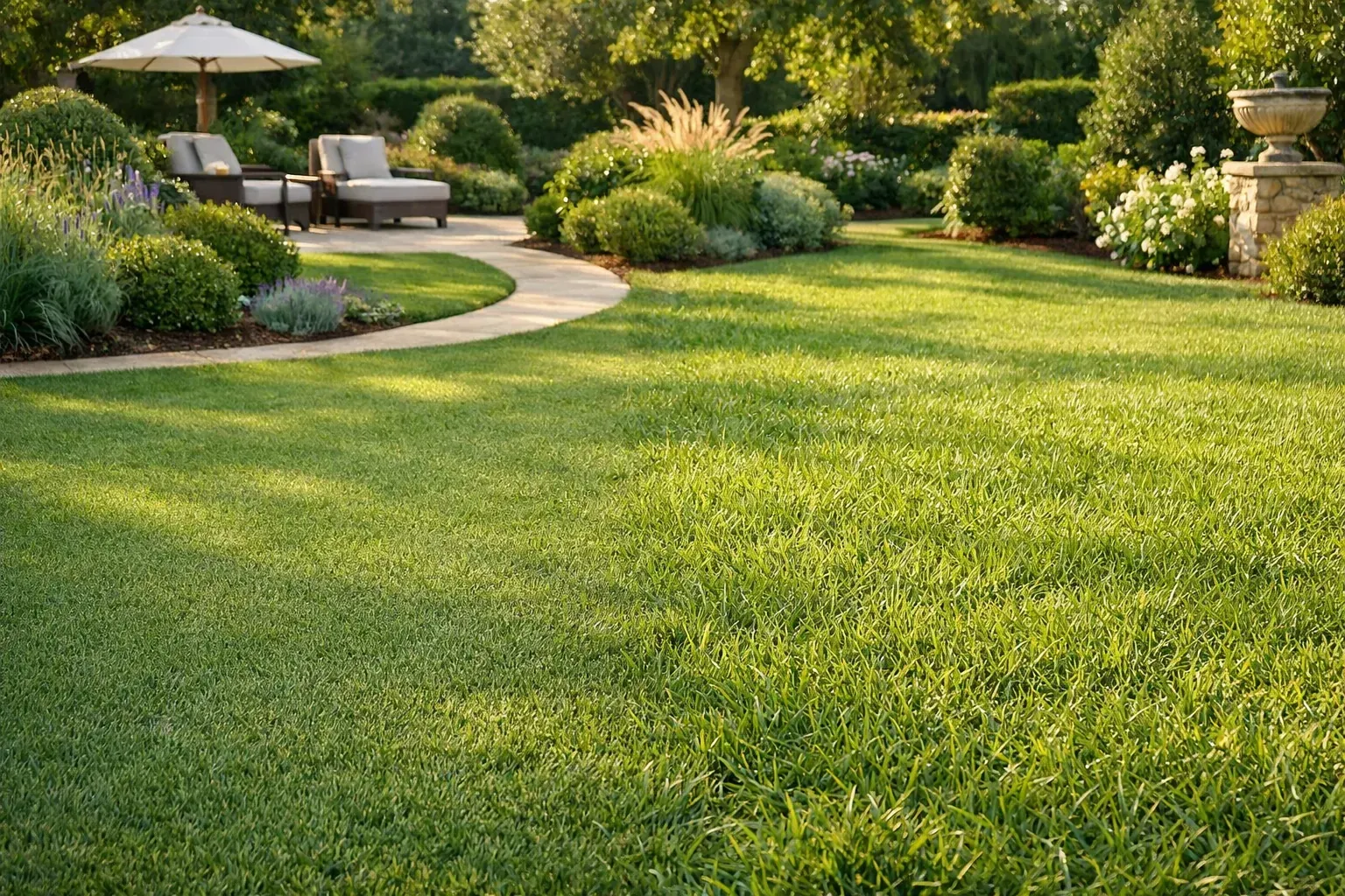 Comparaison entre une pelouse de zoysia et un gazon bermuda grass